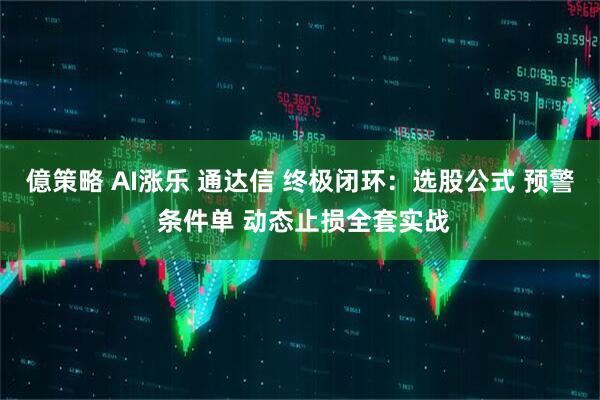 億策略 AI涨乐 通达信 终极闭环：选股公式 预警 条件单 动态止损全套实战