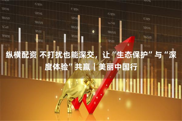 纵横配资 不打扰也能深交，让“生态保护”与“深度体验”共赢｜美丽中国行